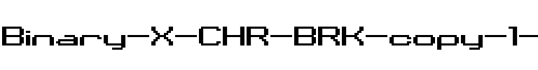 Binary X CHR BRK Regular.ttf