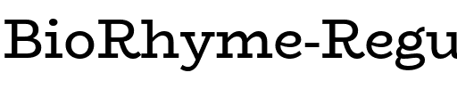 BioRhyme Regular.ttf