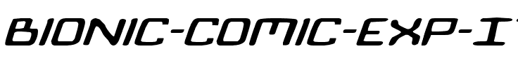 Bionic Comic Exp Italic Exp Italic.ttf