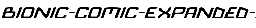 Bionic Comic Expanded Italic Expanded Italic.ttf