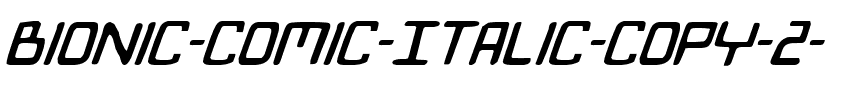 Bionic Comic Italic Italic.ttf