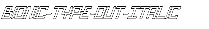Bionic Type Out Italic Out Italic.ttf