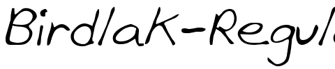Birdlak Regular.ttf
