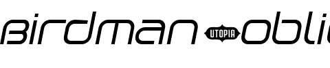Birdman Oblique.ttf