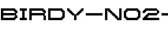 Birdy No2 Regular.ttf