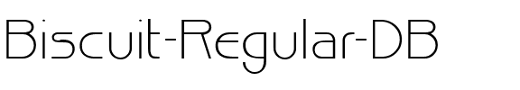 Biscuit DB Regular.ttf