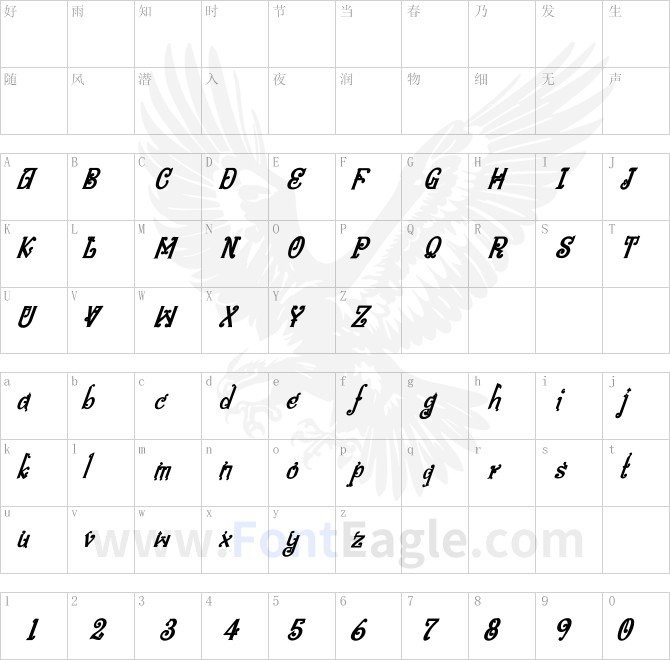 Bitling-niks-musical-Bold-Italic