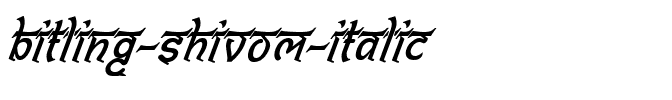 Bitling shivom Regular.ttf
