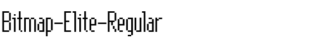 Bitmap Elite Regular.ttf