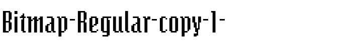 Bitmap Regular.ttf