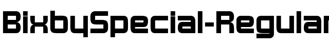 BixbySpecial Regular.ttf