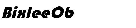 BixleeObl-Heavy Regular.ttf