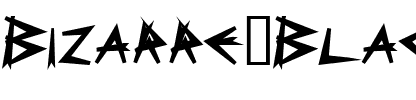 Bizarre Black.ttf