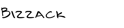 Bizzack Regular.otf