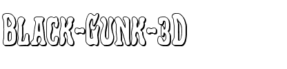 Black Gunk 3D Regular.ttf