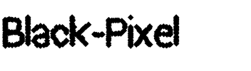 Black Pixel Black_Pixel.ttf