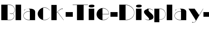 Black Tie Display SSi Regular.ttf