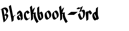 Blackbook 3rd Regular.otf