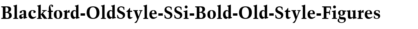 Blackford OldStyle SSi Bold Old Style Figures.ttf