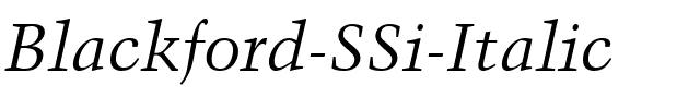 Blackford SSi Italic.ttf