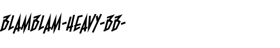 BlamBlam Heavy BB  Regular.ttf
