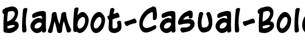 Blambot Casual  Bold.ttf
