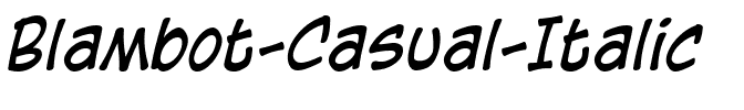 Blambot Casual  Italic.ttf
