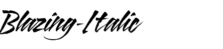 Blazing Italic.ttf