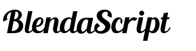 Blenda Script Regular.otf
