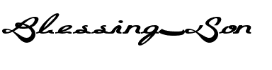 Blessing Son Normal.ttf