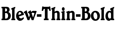 Blew Thin Bold.ttf