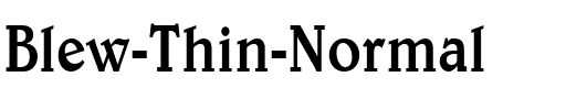 Blew Thin Normal.ttf