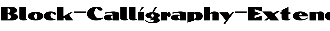 Block-Calligraphy-Extended  Normal.ttf