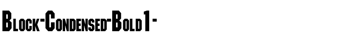 Block-Condensed Bold.ttf