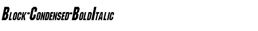 Block Condensed BoldItalic.ttf