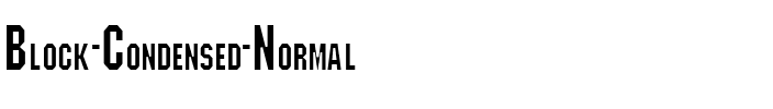 Block Condensed Normal.ttf