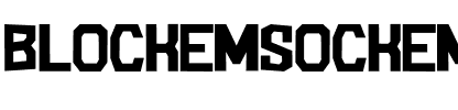 Blockem Sockem Regular.otf