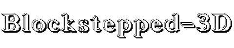 Blockstepped 3D Regular.ttf