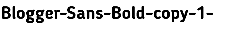 Blogger Sans Bold.ttf