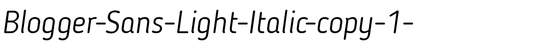 Blogger Sans Light Italic.ttf