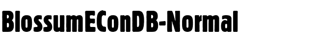 BlossumEConDB Normal.ttf