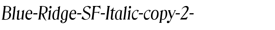 Blue Ridge SF Italic.ttf