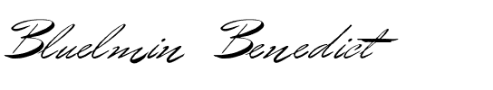 Bluelmin Benedict Regular.ttf