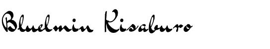 Bluelmin Kisaburo Regular.ttf
