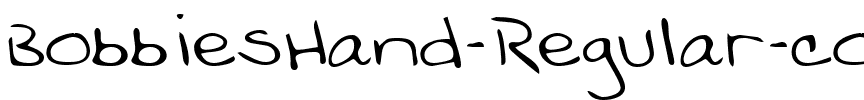 BobbiesHand Regular.ttf