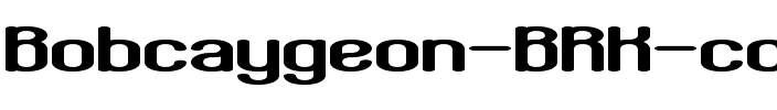 Bobcaygeon BRK Normal.ttf