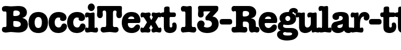 BocciText13 ttext Regular.ttf