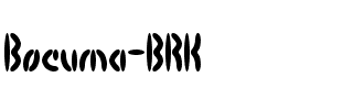 Bocuma BRK Normal.ttf