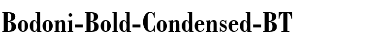 Bodoni BdCn BT Bold.ttf