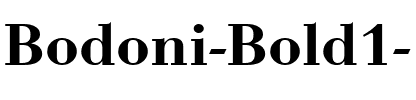 Bodoni-DTC Bold.ttf